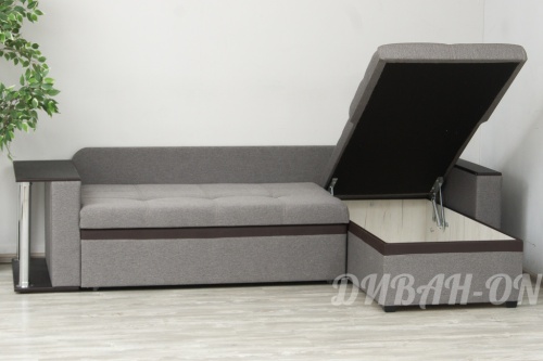 Угловой диван "Атланта+стол. Серый"  фото 6