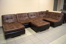 Модульный угловой диван "Релакс 380 + пуф" 43 