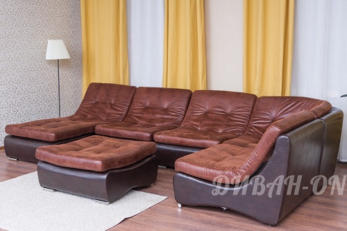Модульный угловой диван "Релакс 380 + пуф" 10  фото 2