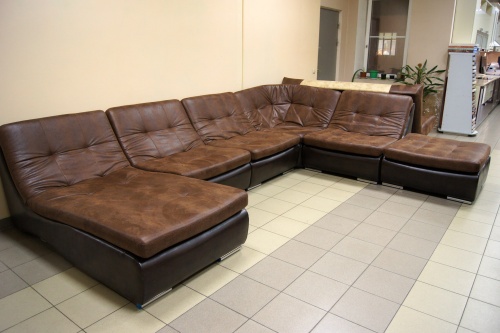 Модульный угловой диван "Релакс 380 + пуф" 43  фото 2