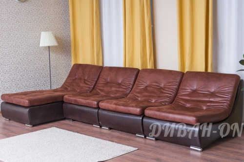 Модульный угловой диван "Релакс 380 + пуф" 10  фото 4