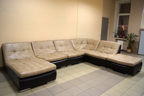 Модульный угловой диван "Релакс 380 + пуф" 44  фото 4