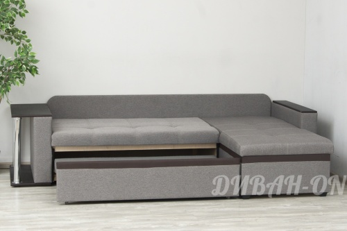 Угловой диван "Атланта+стол. Серый"  фото 3